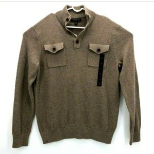 Banana Republic Mens Med Mock Neck Sweater